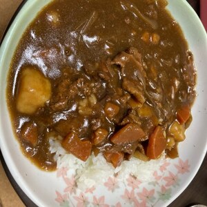 すき焼き牛で☆美味しいビーフカレー